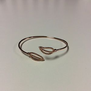 Ted Baker Ultrafine Rose Gold Leaf Cuff